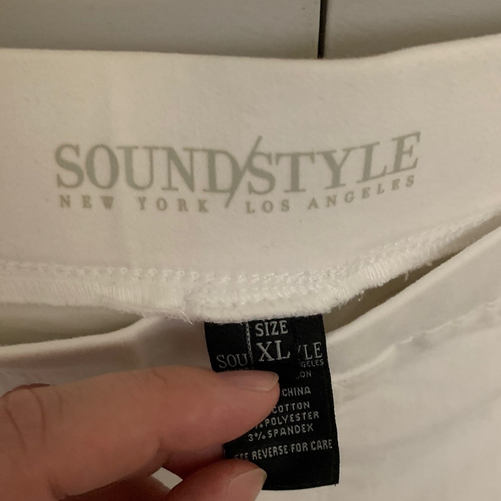 Sportstyle Women's White Straight Leg Pants - Picture 2 of 6